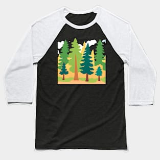 Pine tree forest Baseball T-Shirt